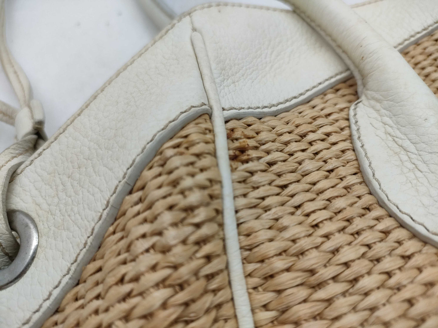 PRADA Prada straw tote bag