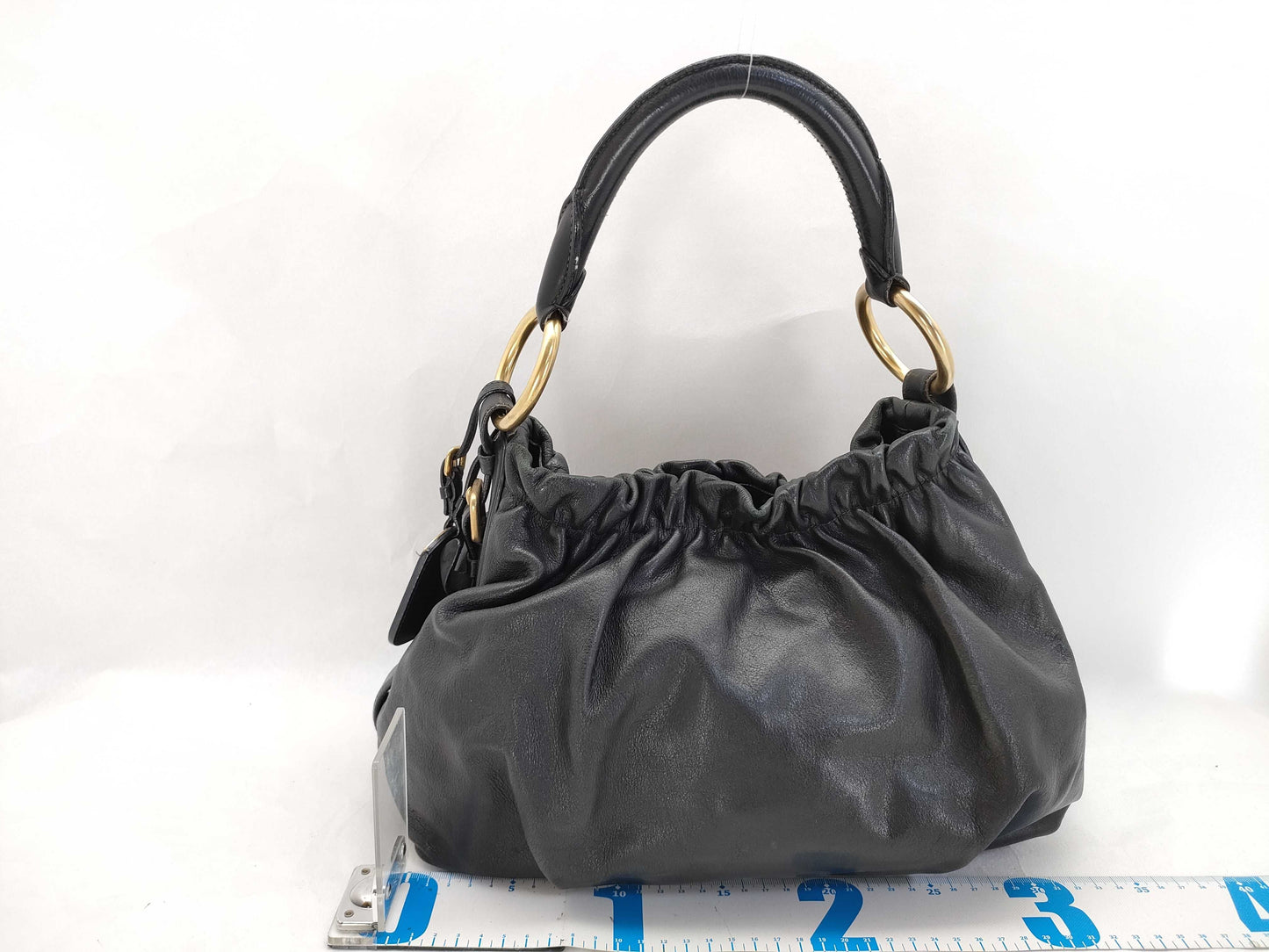 PRADA Prada One-Shoulder Leather Shoulder Bag