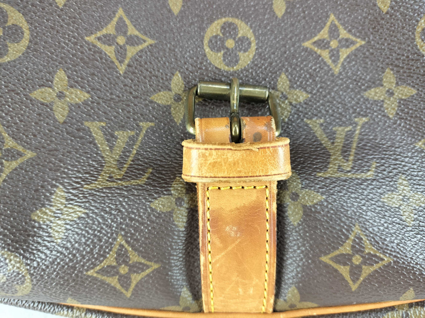 LOUIS VUITTON M42254 Monogram Louis Vuitton Saumur 35 M42254 Shoulder Bag