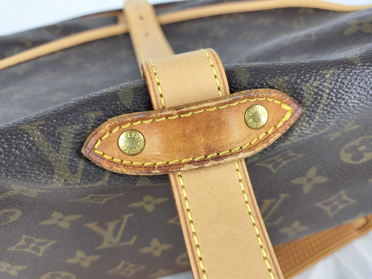 LOUIS VUITTON M42254 Monogram Louis Vuitton Saumur 35 M42254 Shoulder Bag
