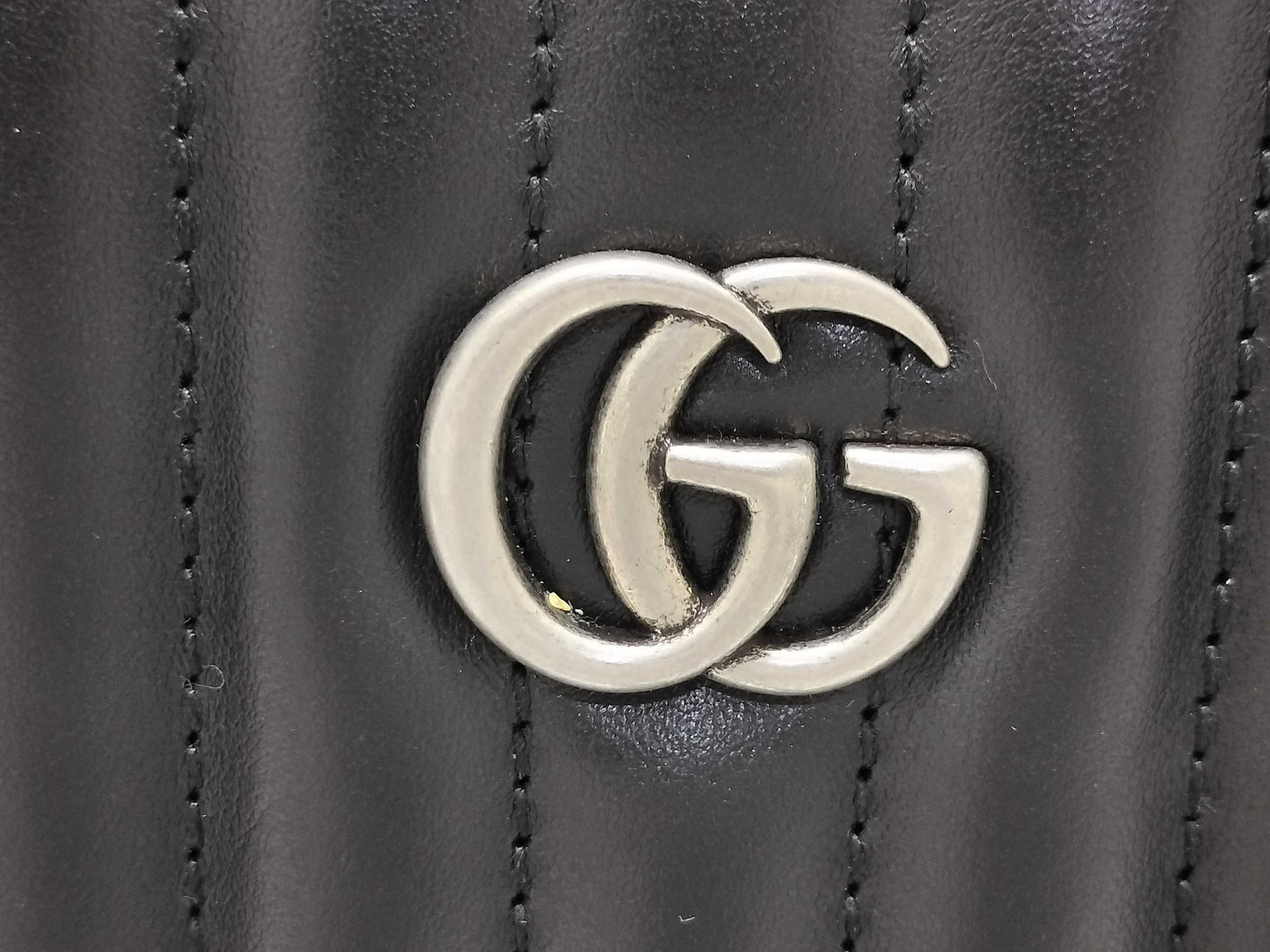 GUCCI GG Marmont Leather Chain Shoulder Bag