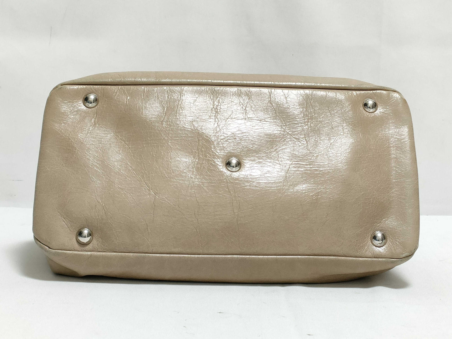 Miu Miu 2-Way Bag, Beige, No Strap, Handbag