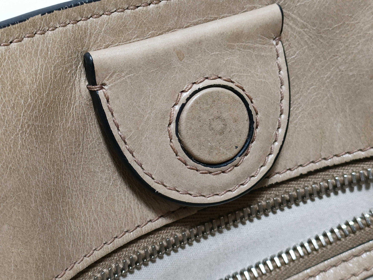 Miu Miu 2-Way Bag, Beige, No Strap, Handbag
