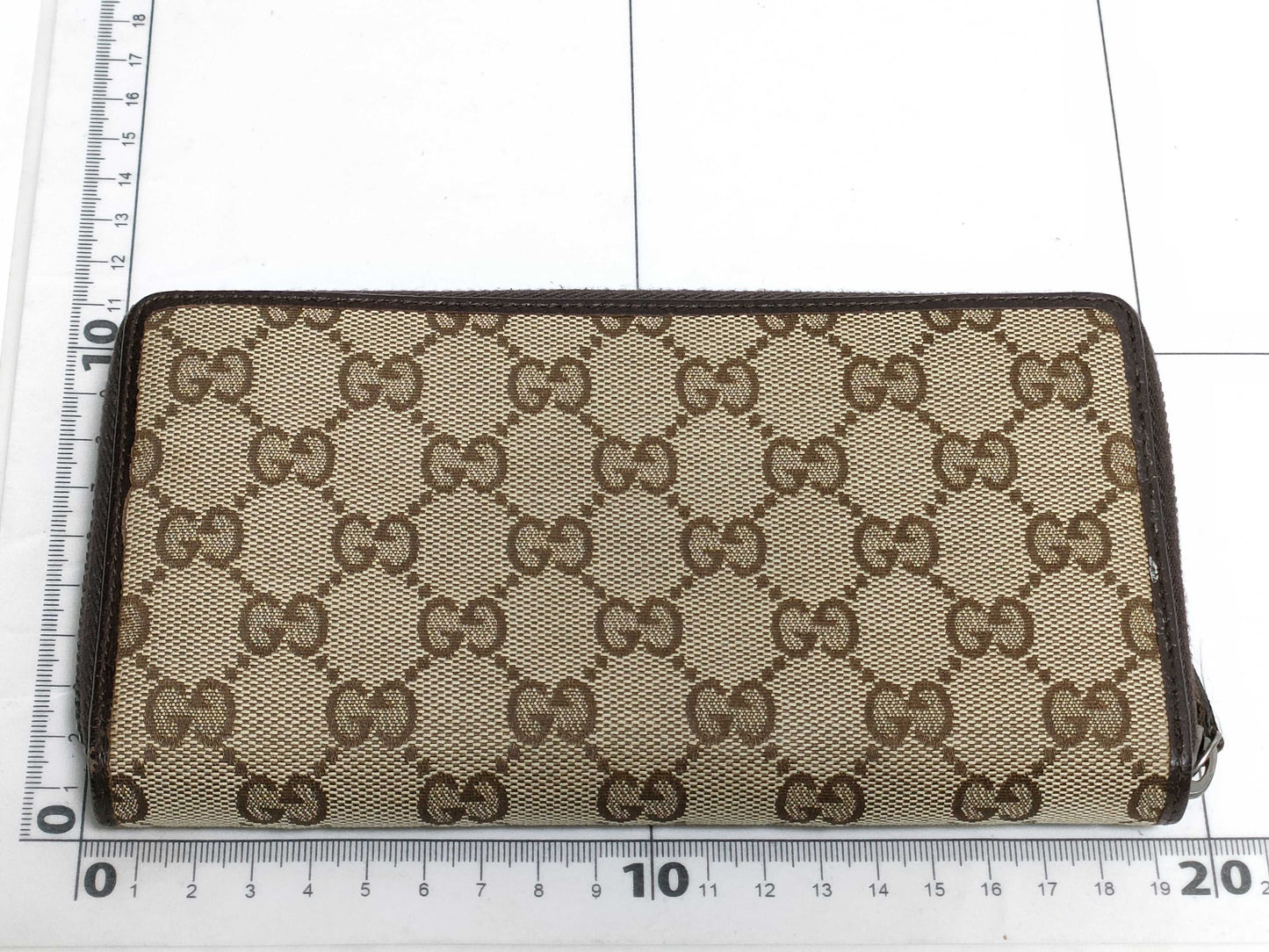 GUCCI GG Canvas Long Wallet