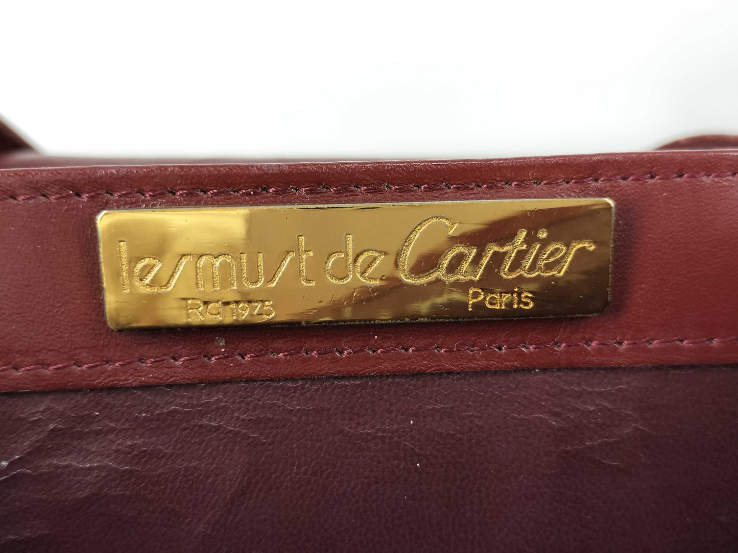 Cartier Must Cartier Must Line Flap Hardware Shoulder Bag Vintage Shoulder Bag