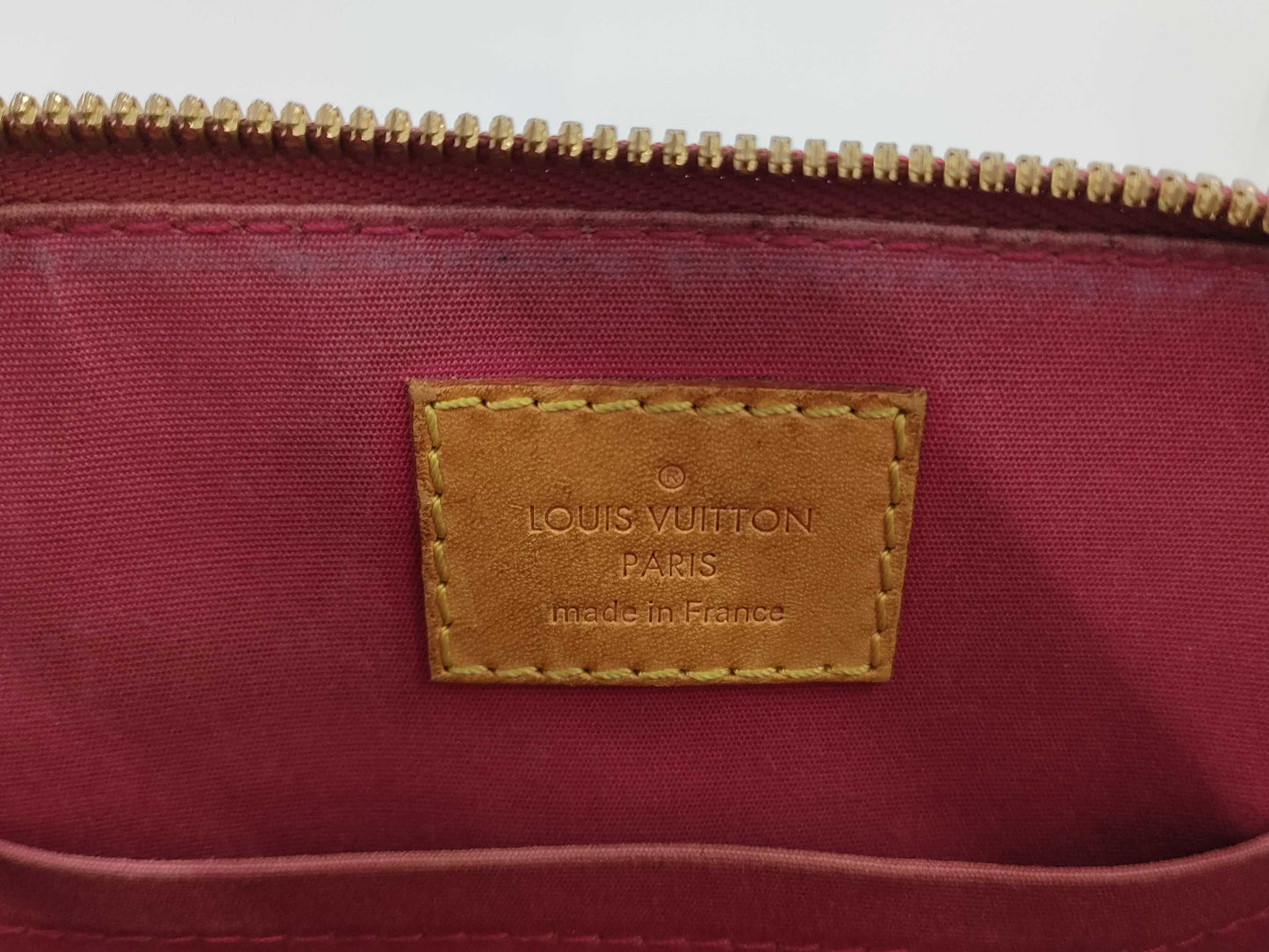 LOUIS VUITTON Vernis Alma BB Handbag