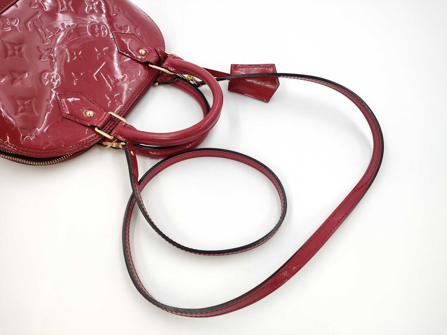 LOUIS VUITTON Vernis Alma BB Handbag