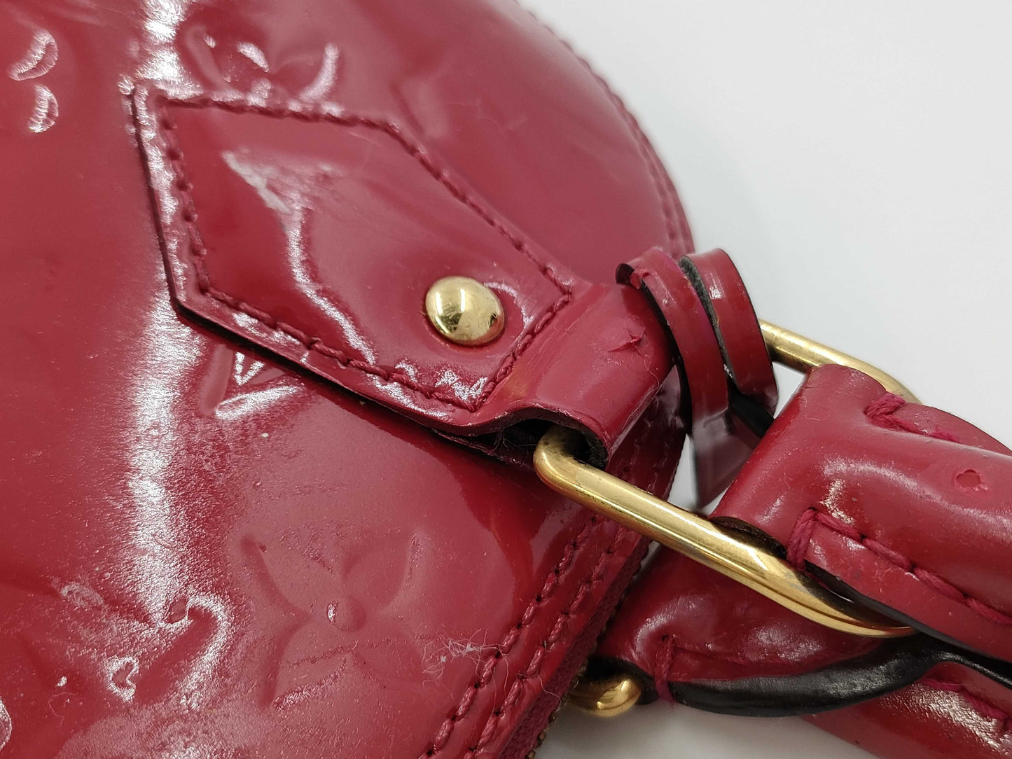 LOUIS VUITTON Vernis Alma BB Handbag