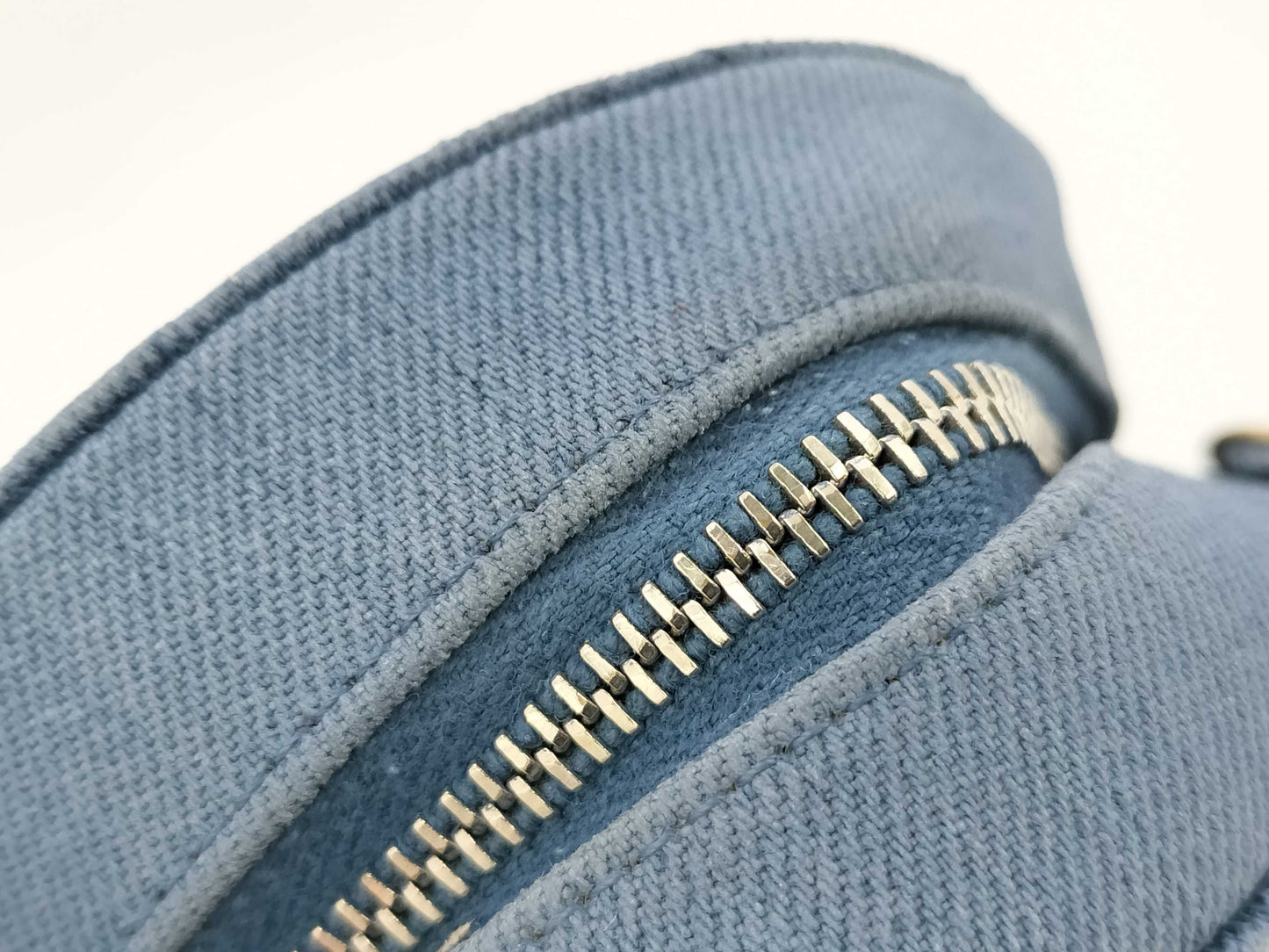 CHANEL Denim Mini Round Shoulder Bag