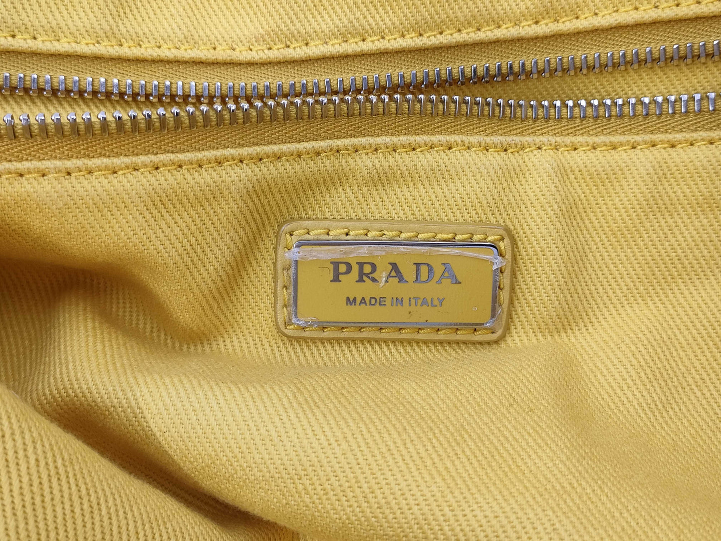 PRADA Prada Large Tote 2-Way Embossed Bag