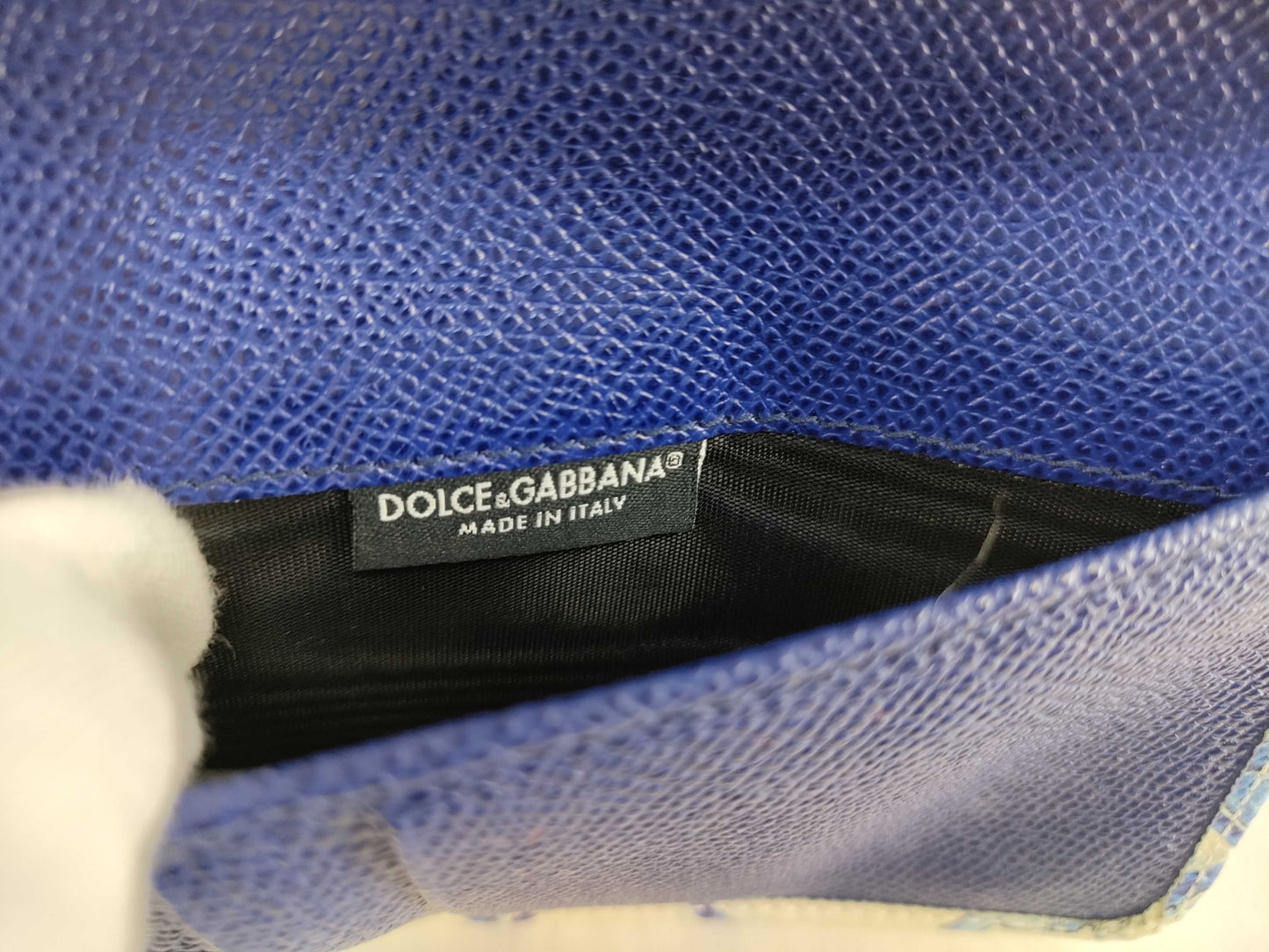 DOLCE&GABBANA QT-Dolce & Gabbana Multicolor Leather Miss Sicily Von Wallet On Chain Wallet