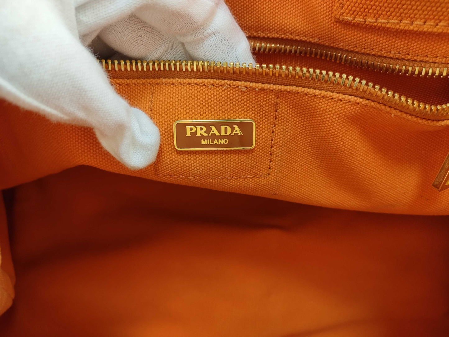 PRADA QT - Prada Enameled Metal Triangle Tote Bag