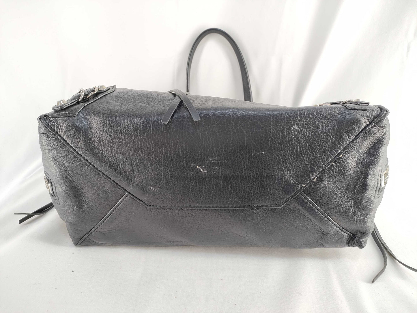 BALENCIAGA PH - Balenciaga Papier A6 Black Leather Handbag