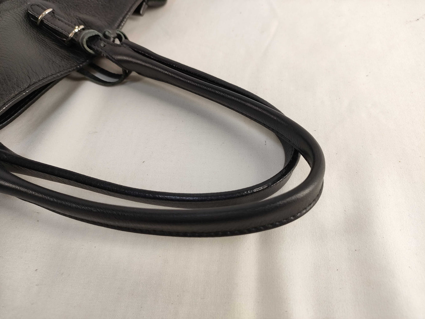 BALENCIAGA PH - Balenciaga Papier A6 Black Leather Handbag