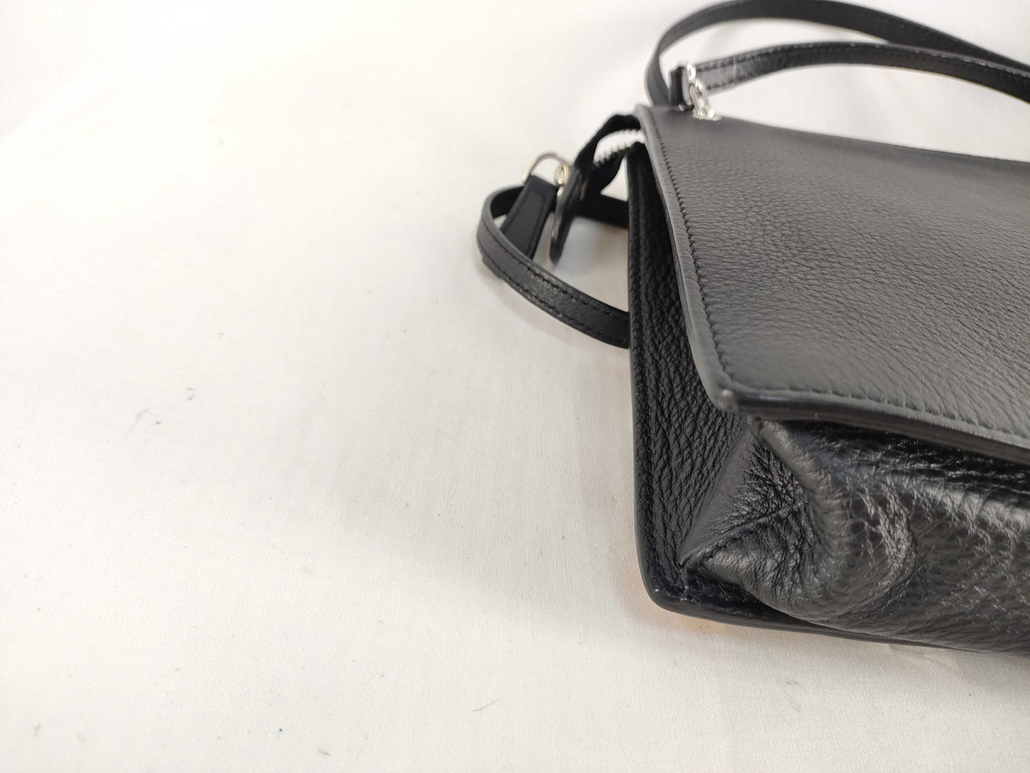 FENDI PH - Fendi Vitello dolce Studded Mini 2-Journey Leather Crossbody Bag Shoulder Bag