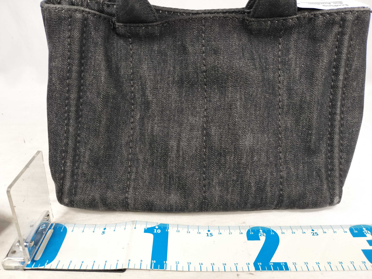 PRADA Prada Canapa Denim 2-Way Handbag 1BG439 Handbag