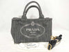 PRADA Prada Canapa Denim 2-Way Handbag 1BG439 Handbag