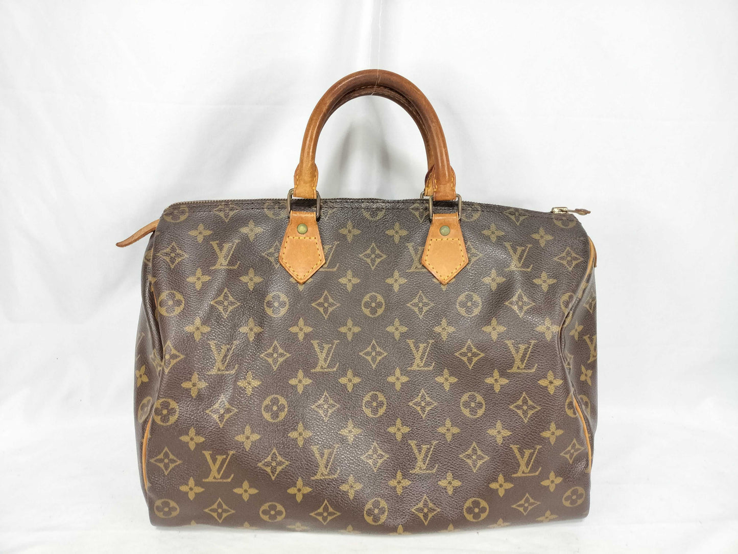 LOUIS VUITTON M41524 Monogram Louis Vuitton Speedy 35 M41524 MB8904 Brown Handbag