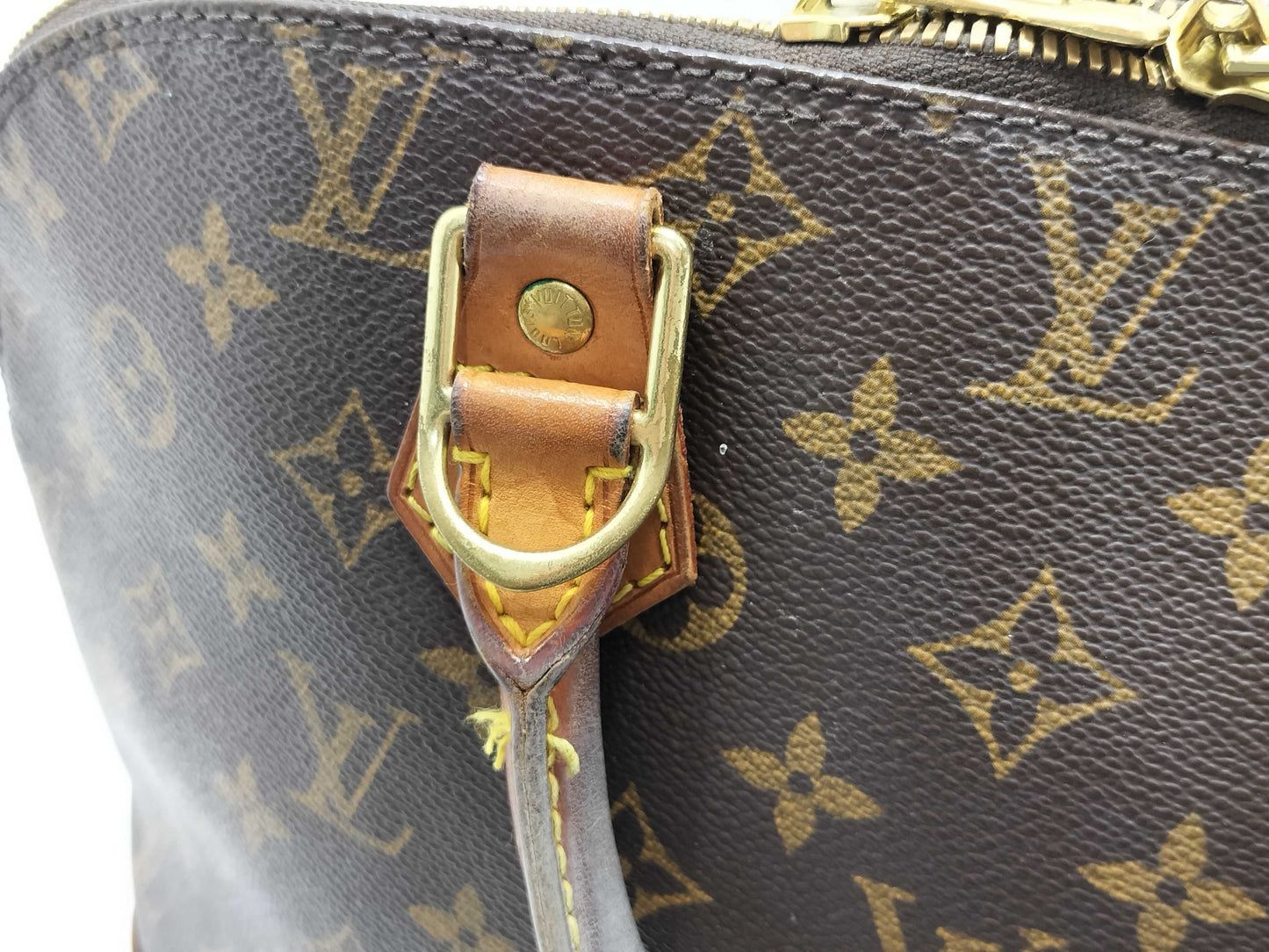 LOUIS VUITTON M51130 Monogram Alma M51130 FL0094 Brown Handbag