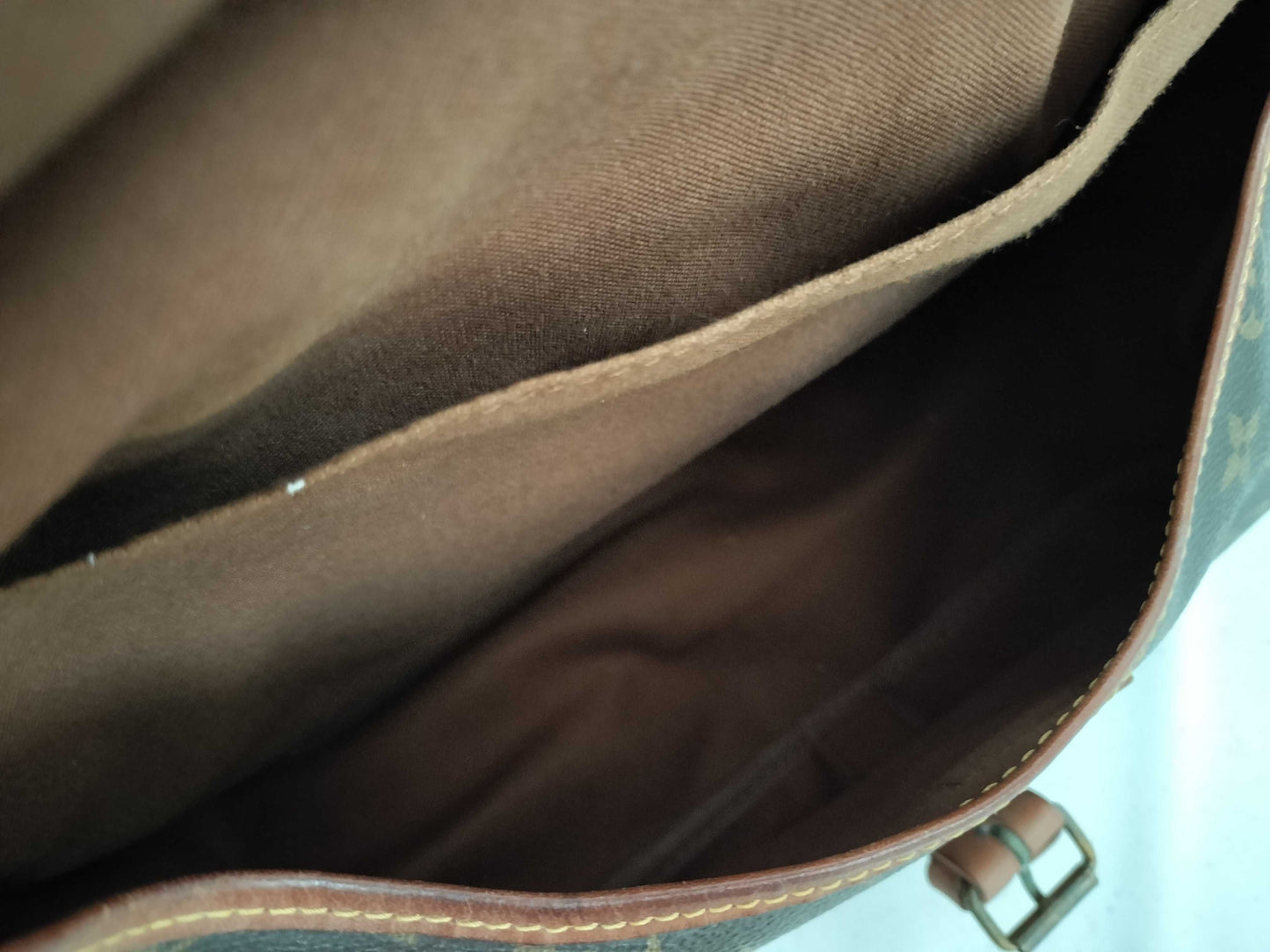 LOUIS VUITTON M42254 Monogram Saumur 35 M42254 Brown Shoulder Bag