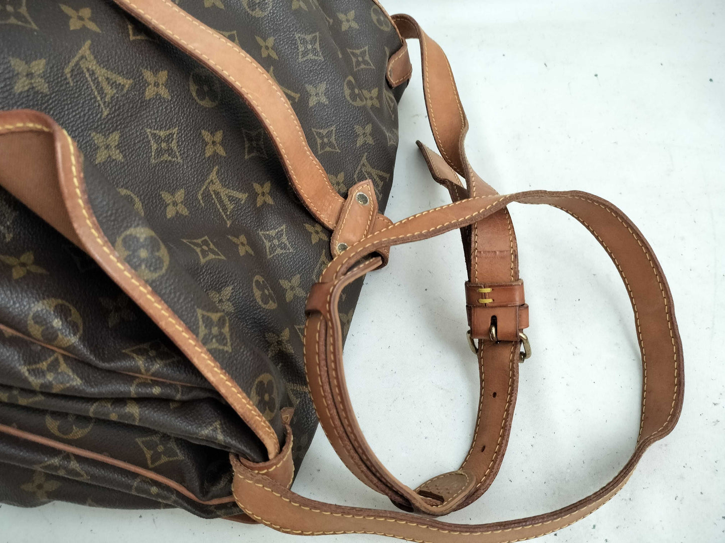 LOUIS VUITTON M42254 Monogram Saumur 35 M42254 Brown Shoulder Bag