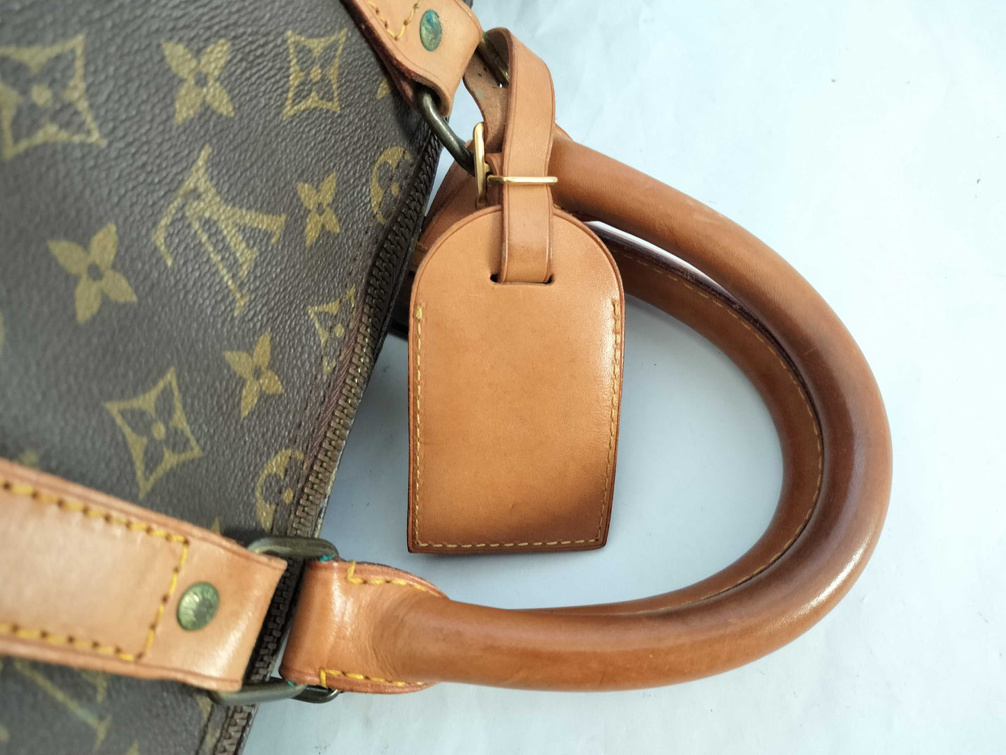 LOUIS VUITTON M41414 Monogram Louis Vuitton Monogram Keepall Bandouliere 55 M41414 831 Brown Boston Bag