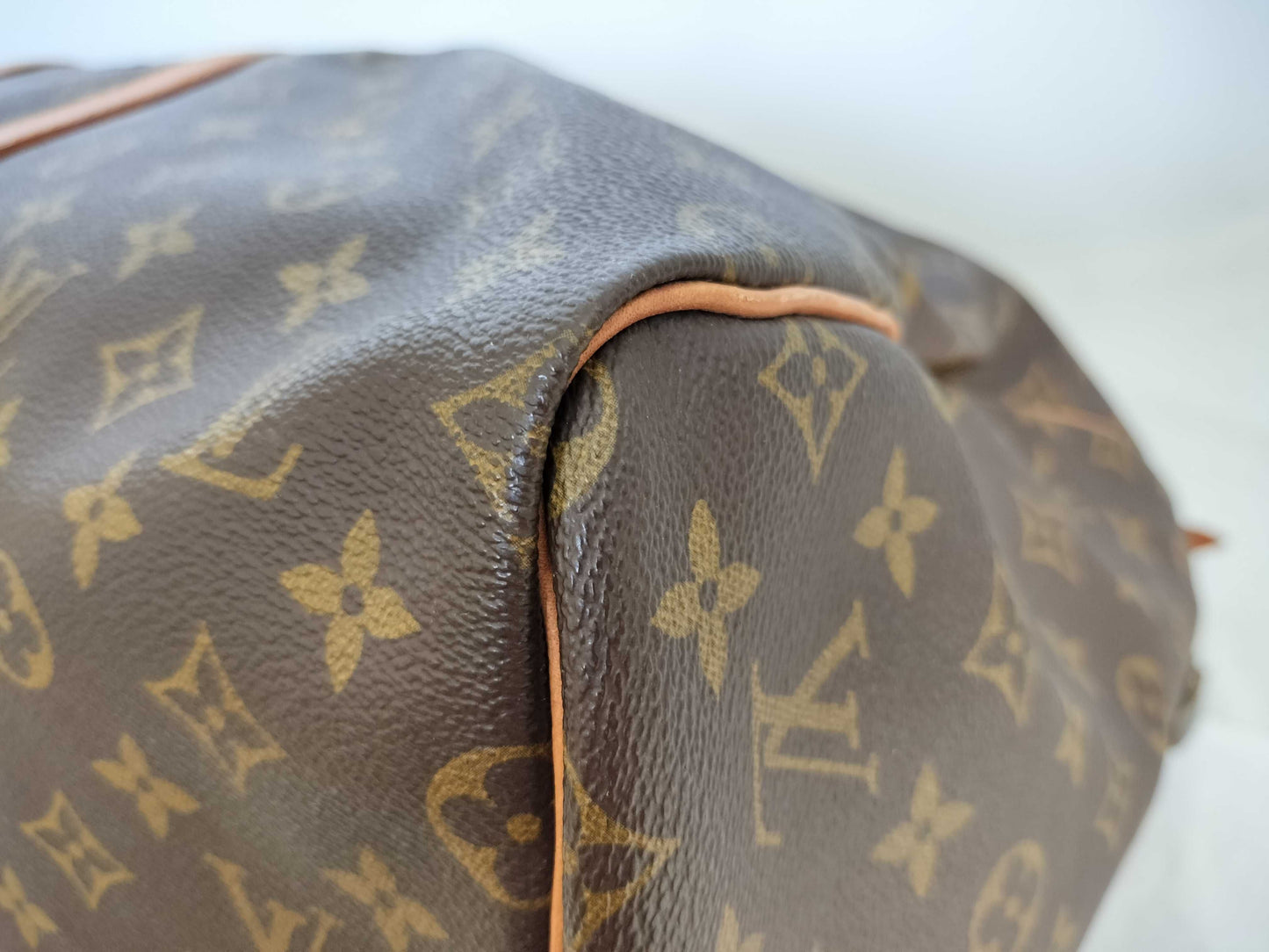 LOUIS VUITTON M41414 Monogram Louis Vuitton Monogram Keepall Bandouliere 55 M41414 831 Brown Boston Bag