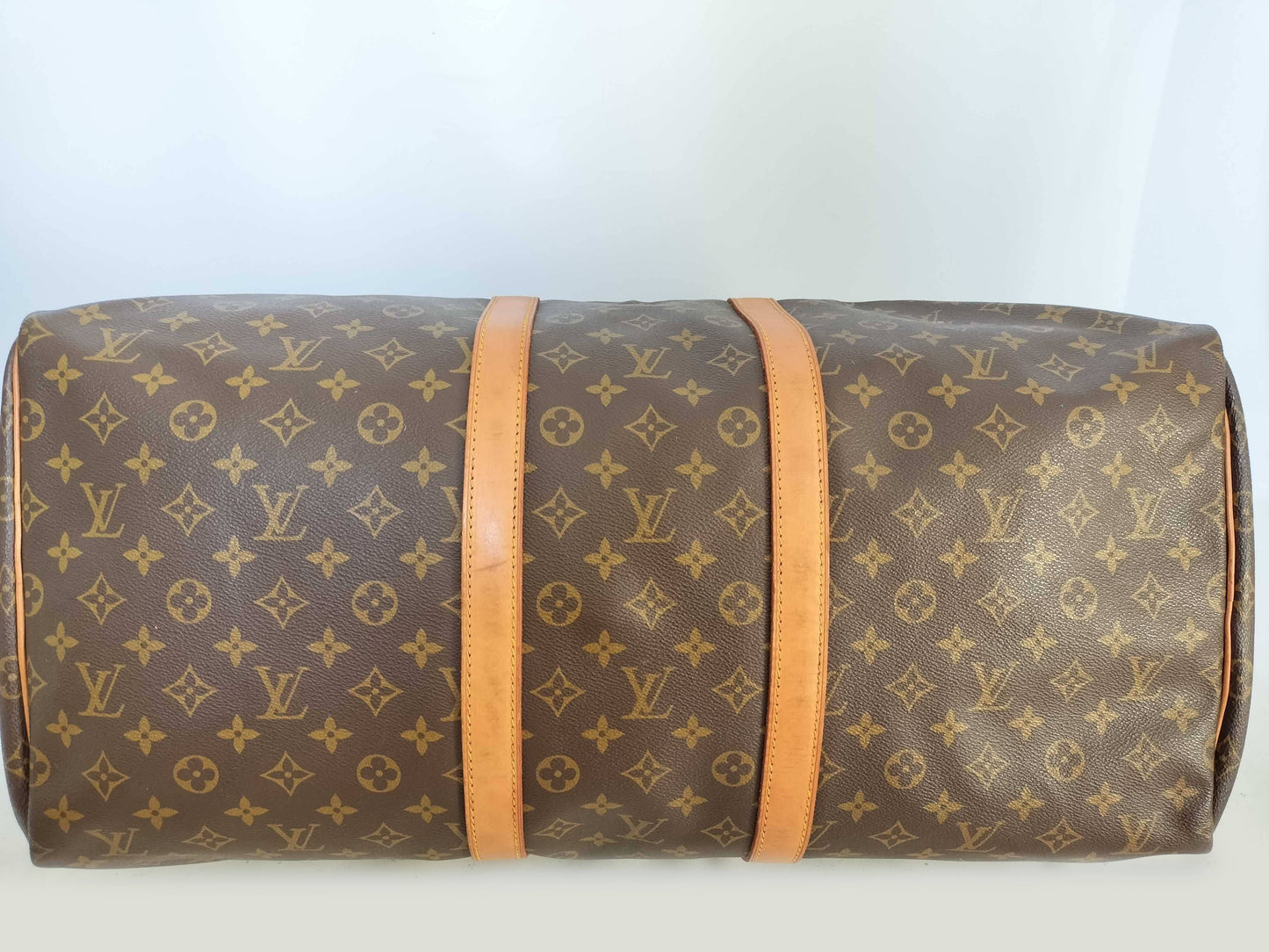 LOUIS VUITTON M41414 Monogram Louis Vuitton Monogram Keepall Bandouliere 55 M41414 831 Brown Boston Bag