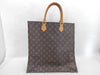 LOUIS VUITTON Monogram Sac Plat M51140 MI1927 Brown Tote Bag