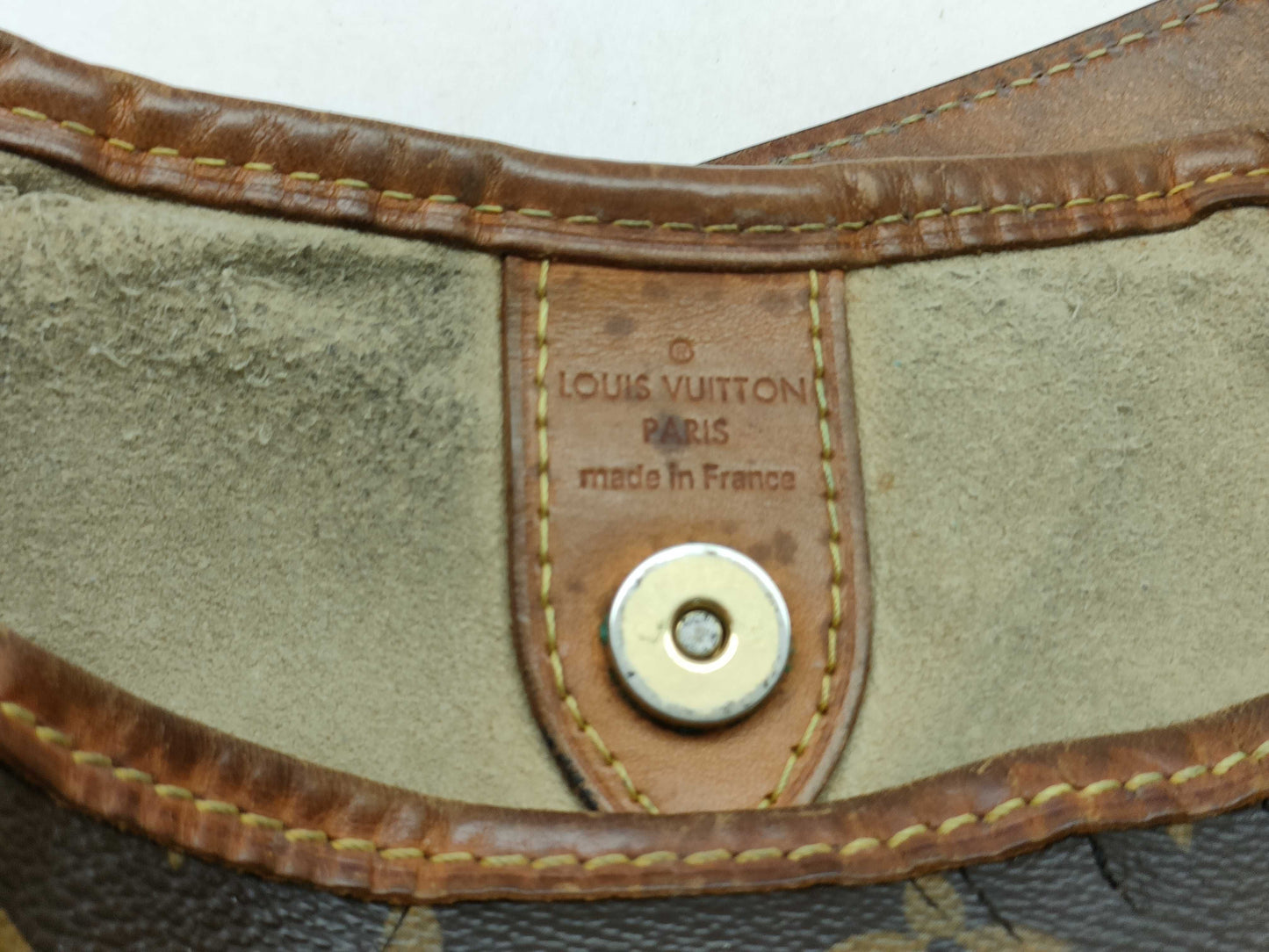 LOUIS VUITTON Monogram ID - Louis Vuitton Galliera Monogram Canvas Bag 35cm #AA2049 GHW Totebag Shoulder Bag