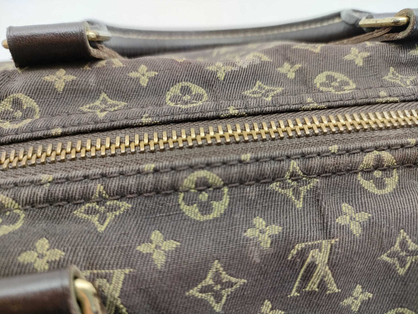 LOUIS VUITTON Monogram Mini ID - Louis Vuitton Monogram Mini Lin Speedy 30 Boston Bag M95224