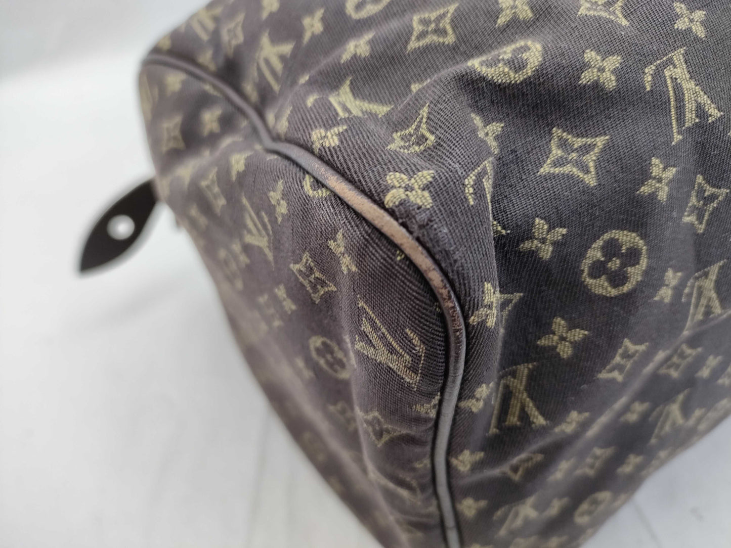LOUIS VUITTON Monogram Mini ID - Louis Vuitton Monogram Mini Lin Speedy 30 Boston Bag M95224