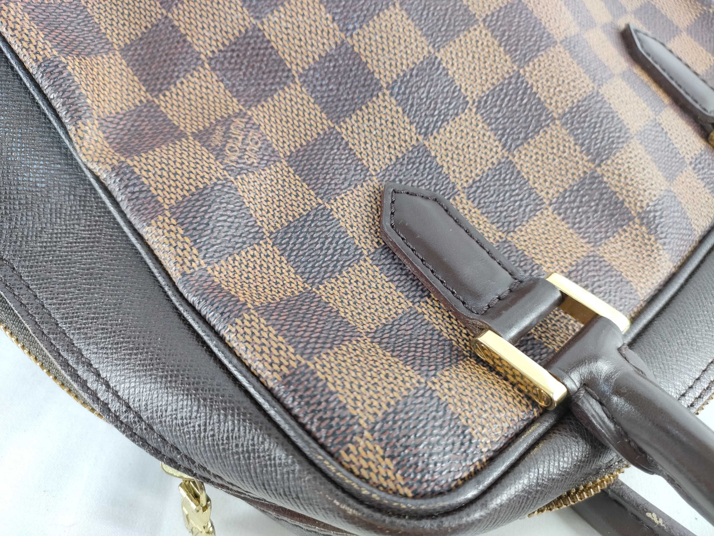 LOUIS VUITTON N51150 Damier Brera Handbag VI0918 Brown