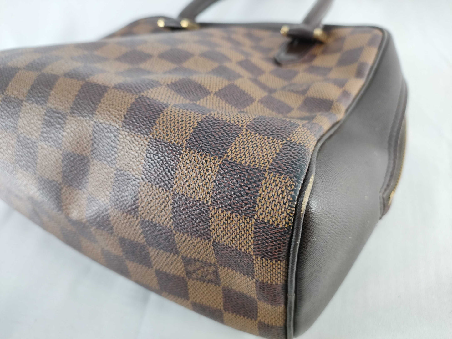 LOUIS VUITTON N51150 Damier Brera Handbag VI0918 Brown
