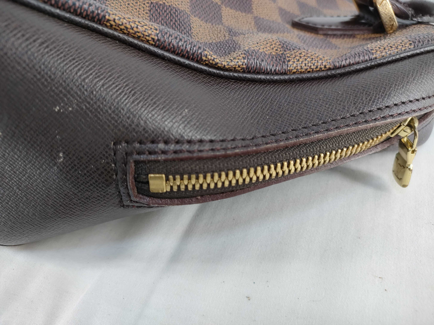 LOUIS VUITTON N51150 Damier Brera Handbag VI0918 Brown