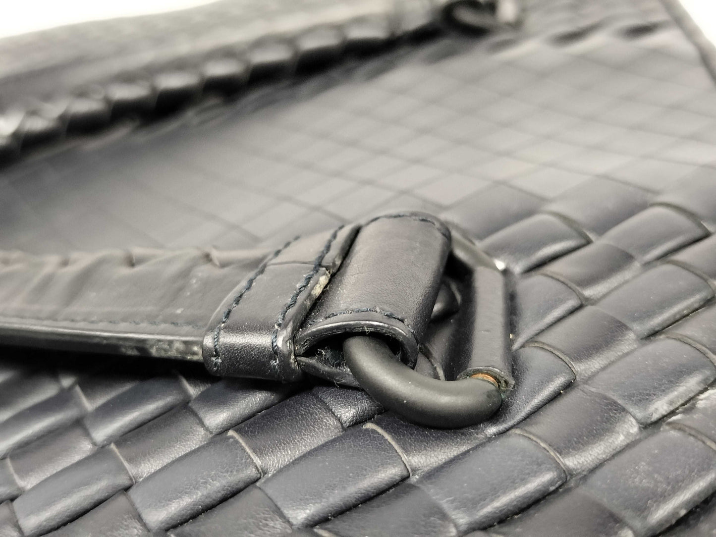 BOTTEGA VENETA Intrecciato HK - Bottega Veneta Intrecciato Leather Business Bag
