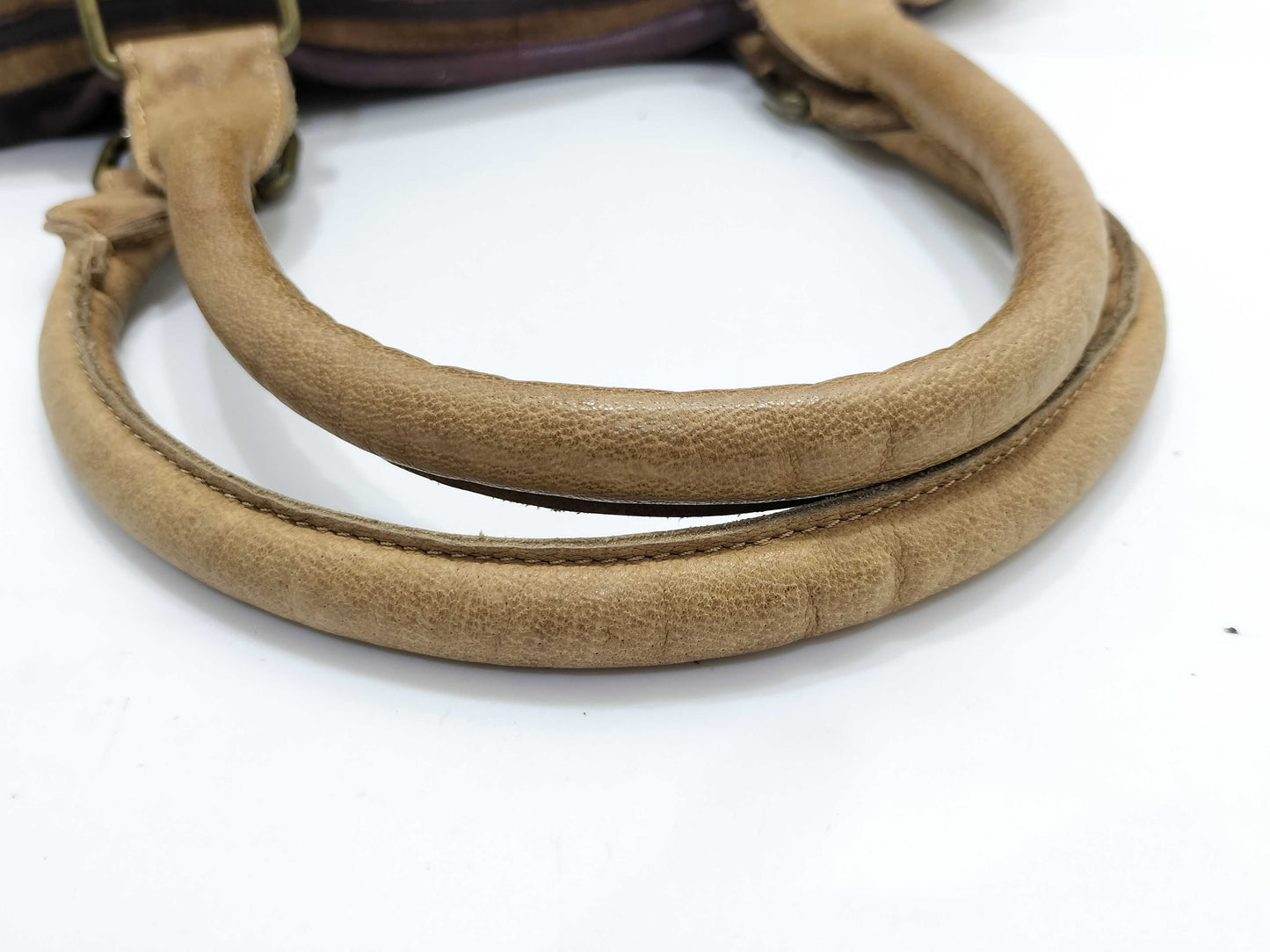 Miu Miu Miu Miu Vintage Leather Tote Bag Y2K Boston Bag