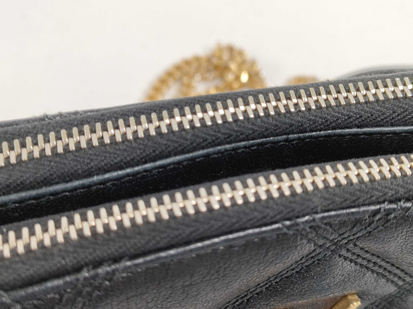 SAINT LAURENT Becky Quilted Leather Chain Shoulder Bag, Black, 608941