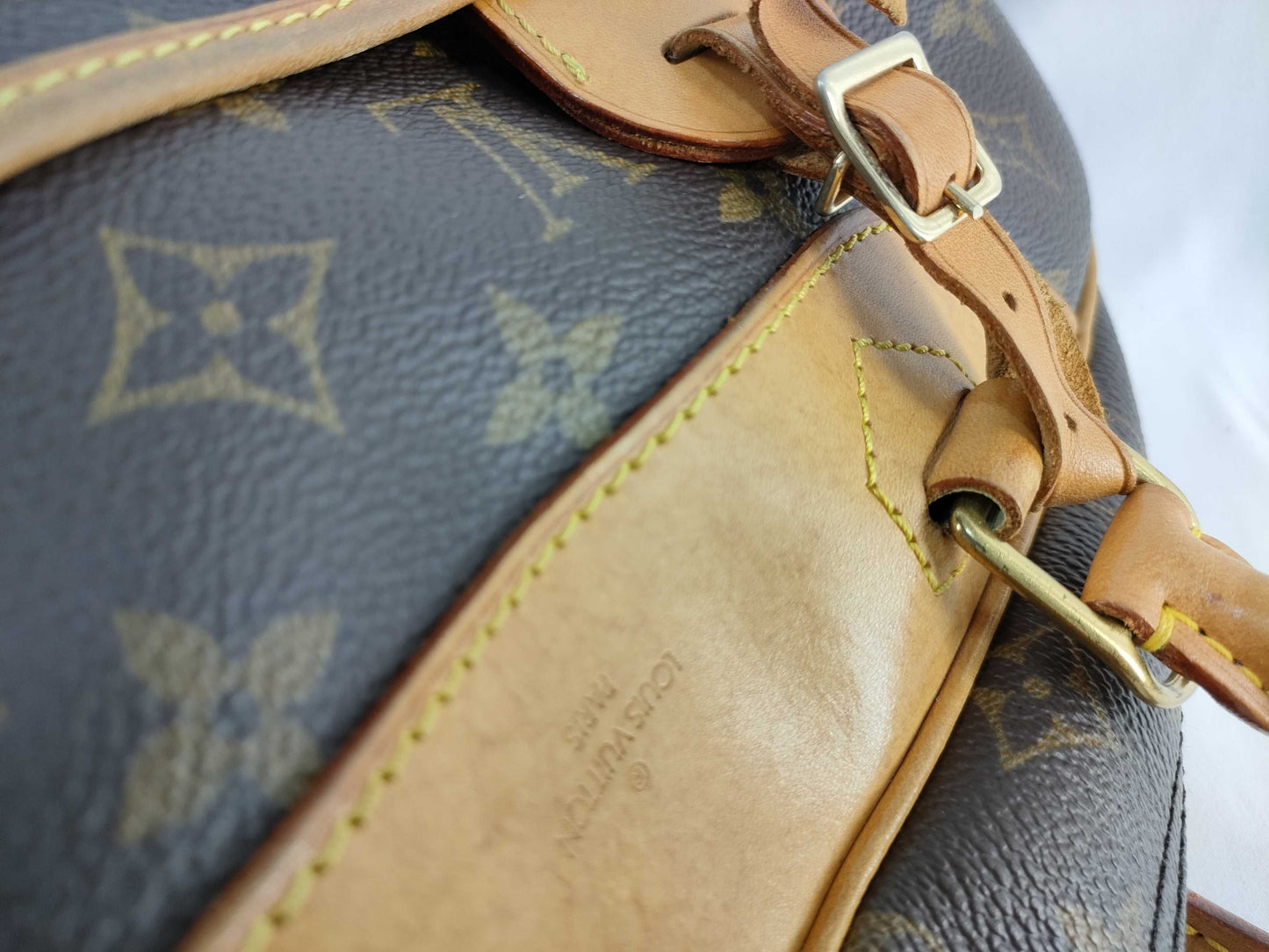 LOUIS VUITTON Monogram LOUIS VUITTON Deauville Monogram Handbag M47270 Handbag