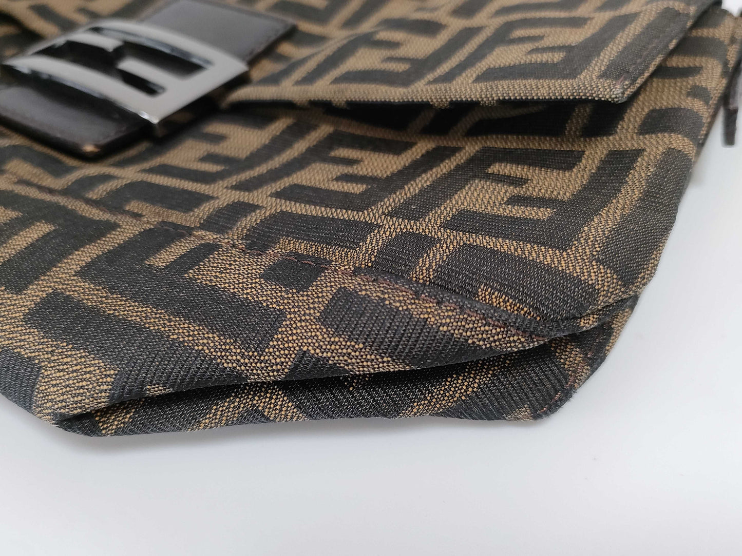 FENDI Zucca Mamma Bucket Handbag