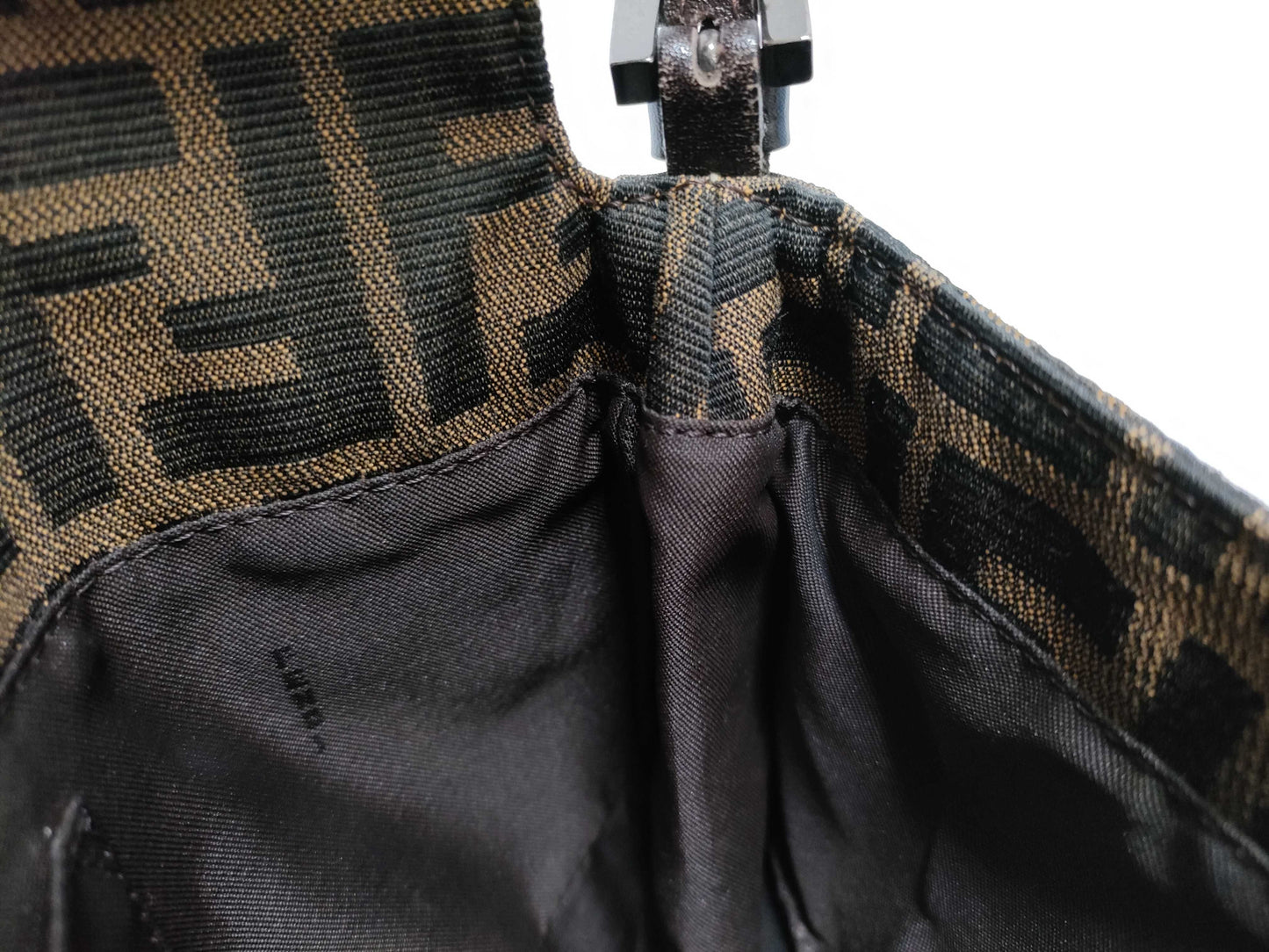 FENDI Zucca Mamma Bucket Handbag