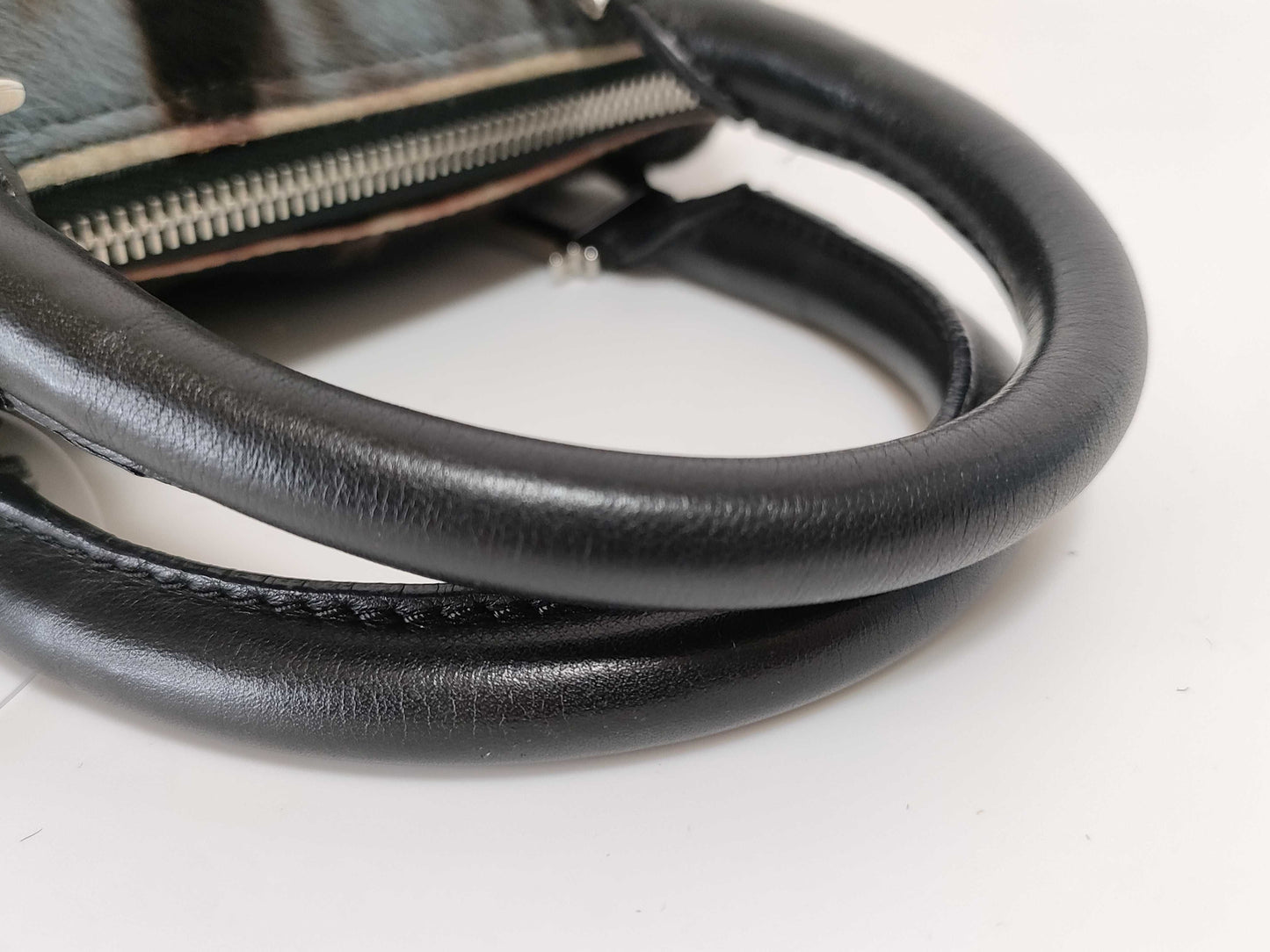 Dior Harako Animal Fur D-Metal Handbag