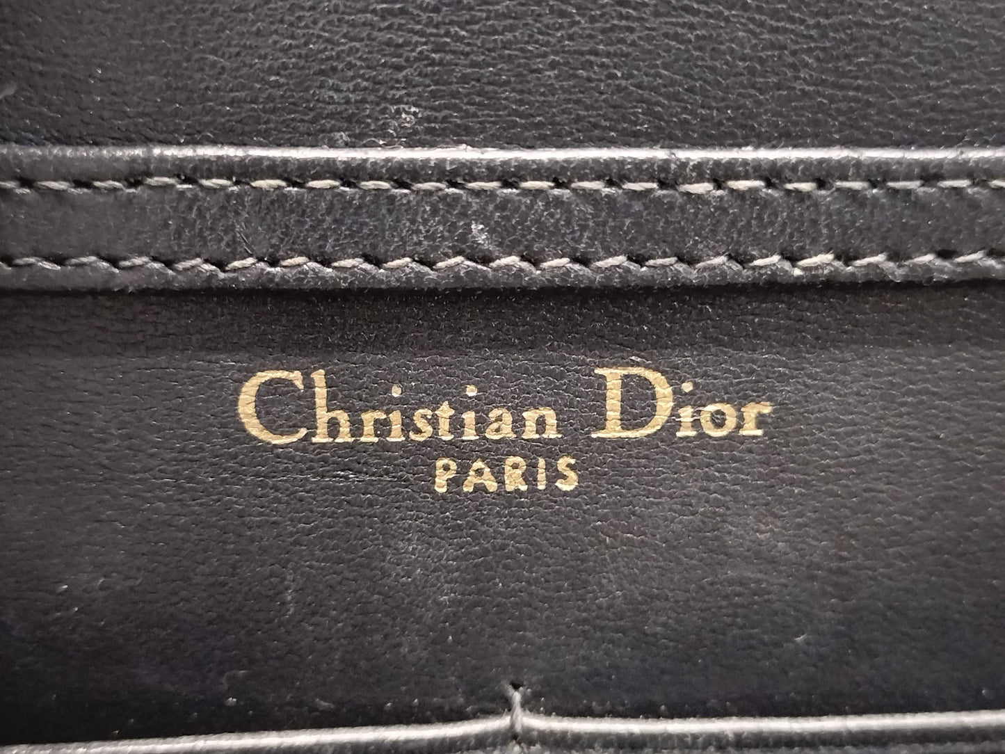 Dior Diorama Chain Wallet Gold with Gold Hardware Leather Shoulder Bag