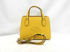 GUCCI GUCCI Interlocking G 2-way Handbag 607722 Yellow Gold Hardware Leather 213317 Handbag