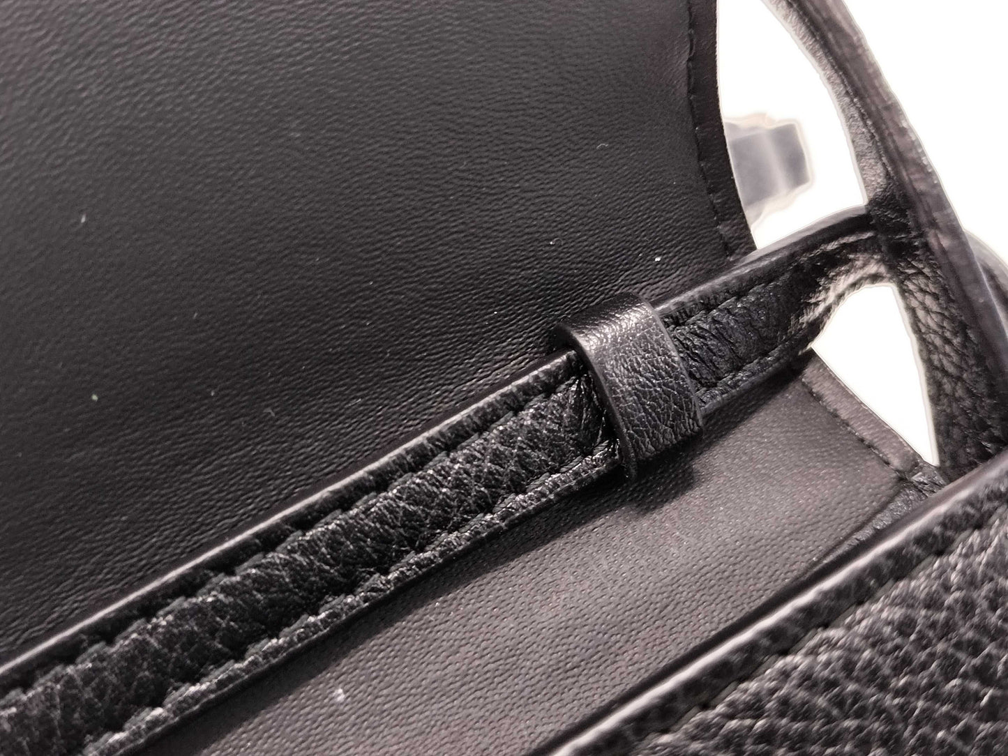 BALENCIAGA BALENCIAGA Mini Shoulder Bag 616034 Black with Silver Hardware Leather Shoulder Bag