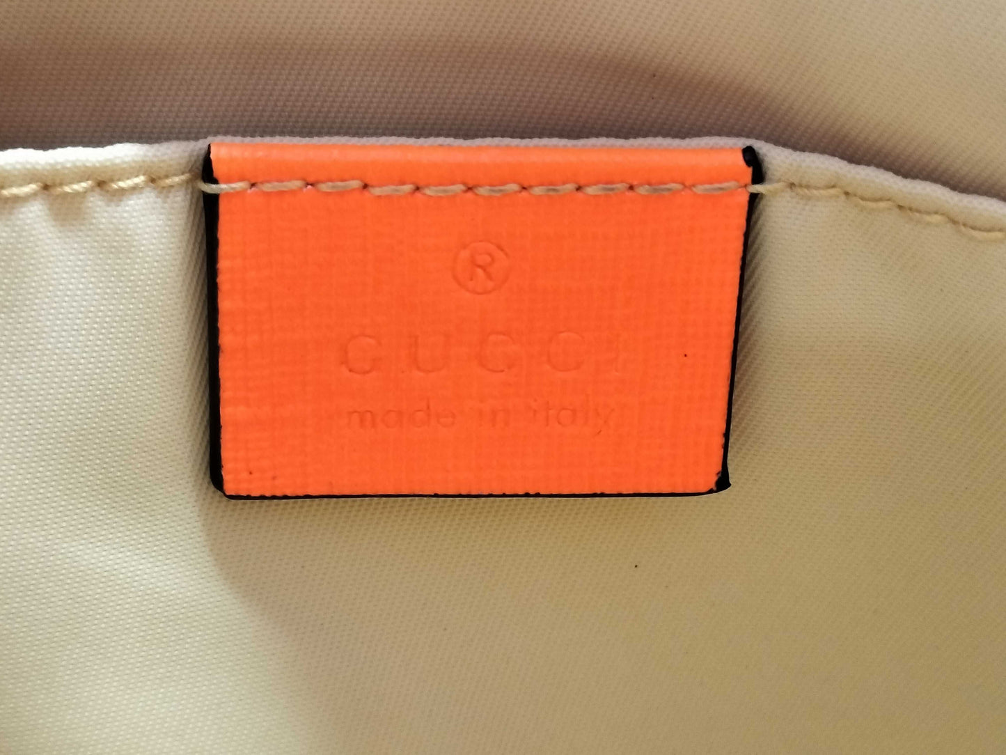 GUCCI Children's Strawberry Print Handbag, Kids Line, 410812, Multi Beige, Silver Hardware, GG Supreme Leather, 204991, Handbag