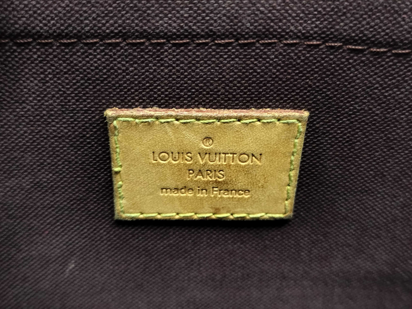 LOUIS VUITTON Favorite PM 2-way Shoulder Bag Monogram M40717 Brown with Gold Hardware, Canvas and Leather Shoulder Bag