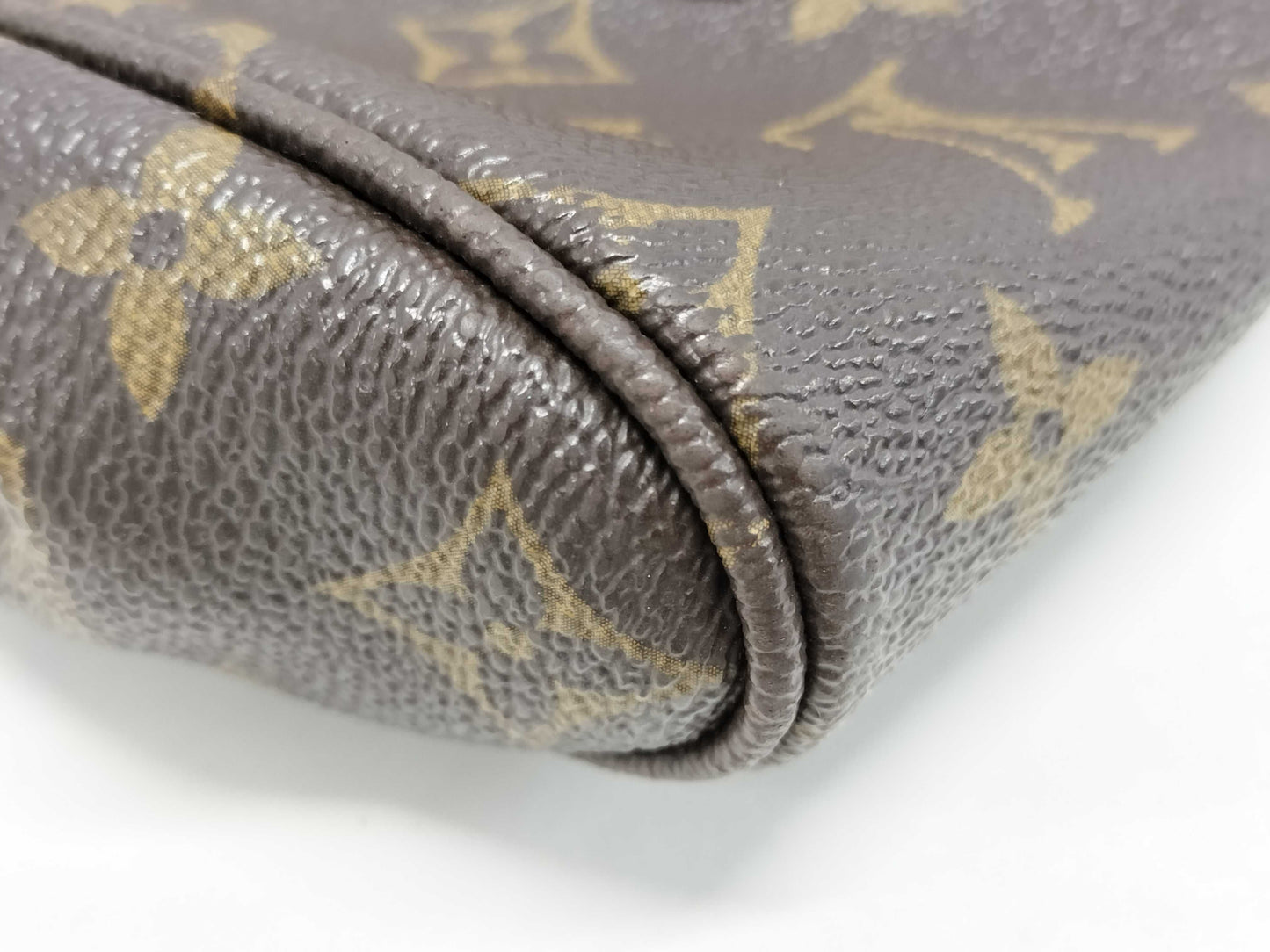 LOUIS VUITTON Favorite PM 2-way Shoulder Bag Monogram M40717 Brown with Gold Hardware, Canvas and Leather Shoulder Bag