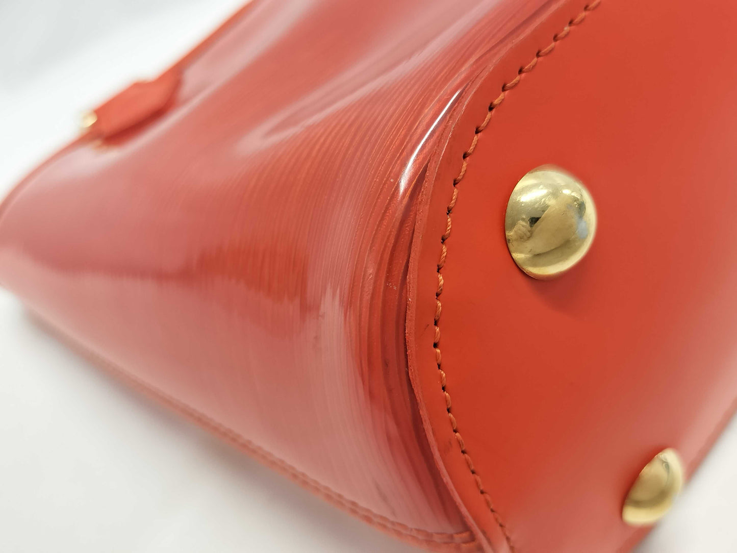 LOUIS VUITTON Mini Lagoon Bay Handbag M92262 Orange Gold Hardware Epi Plage CA1021 Handbag
