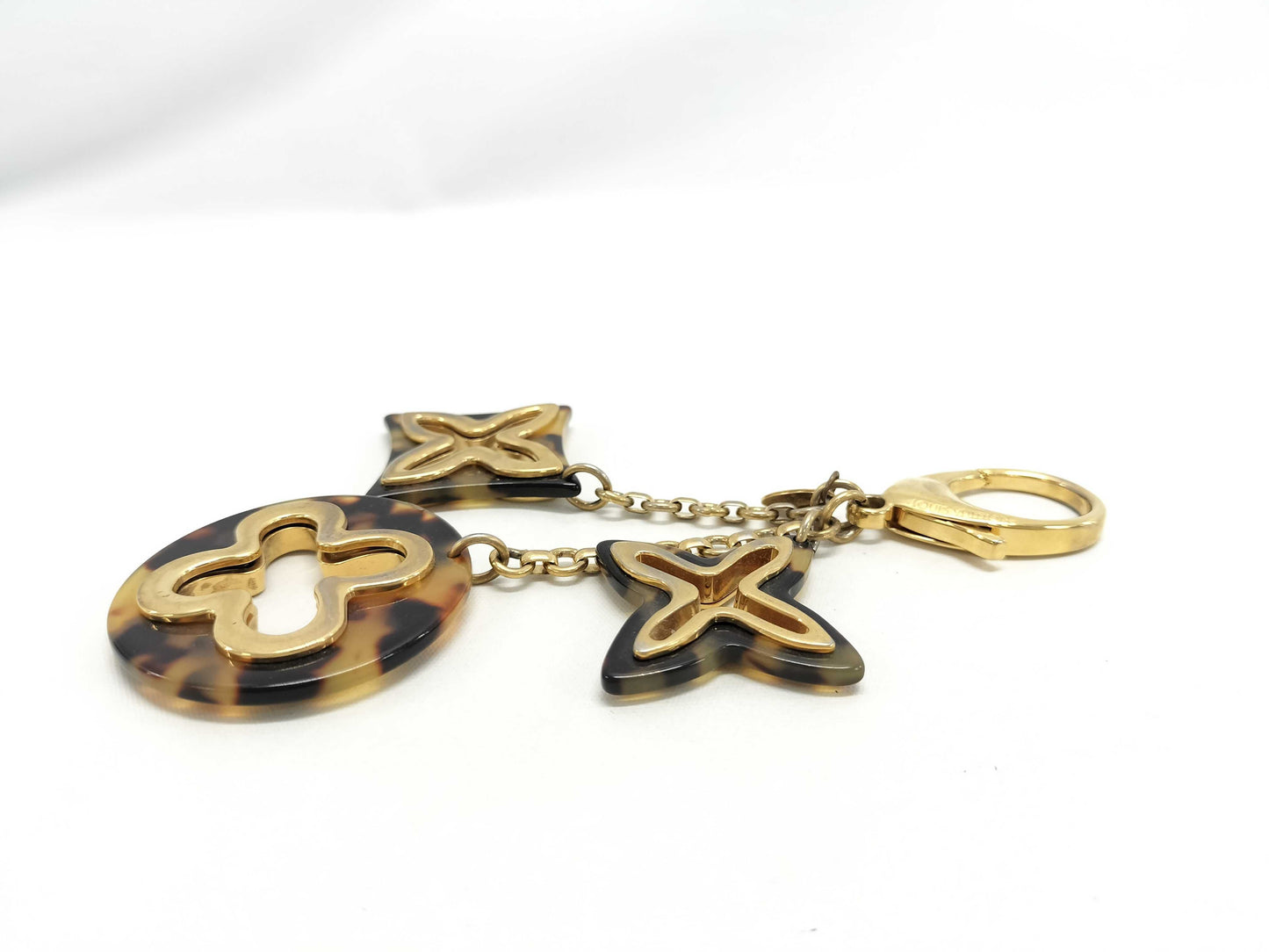 LOUIS VUITTON LOUIS VUITTON Bijou Sac Insolence Monogram Keychain Bag Charm M65087 Brown Gold Hardware Gold Plated DI0124 Key Case/Keychain